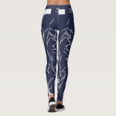 Futuristische Abstracte Leggings van het Kunstpatr (Achterkant)