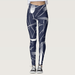 Futuristische Abstracte Leggings van het Kunstpatr