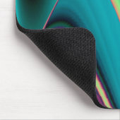 futuristische, Abstracte regenboog Muismat (Hoek)