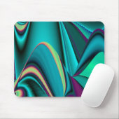 futuristische, Abstracte regenboog Muismat (Met muis)