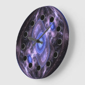 Futuristische Abstracte wandklok (Hoek)