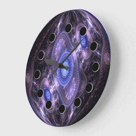 Futuristische Abstracte wandklok (Hoek)