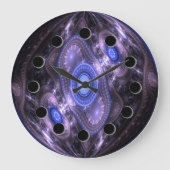 Futuristische Abstracte wandklok (Voorkant)