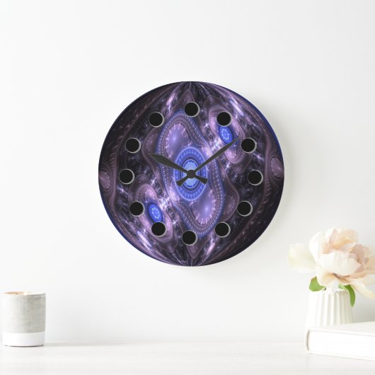Futuristische Abstracte wandklok (Huis)