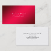 Futuristische achtergrond Professional rood wit Visitekaartje (Voorkant / Achterkant)