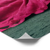 Futuristische Afrikaanse kunst: visionaire portret Poster (Hoek)