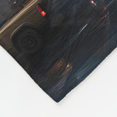 Futuristische Alien Planet Portal met Magic Gate Fleece Deken (Hoek)