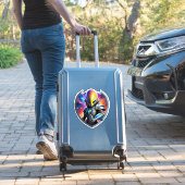 futuristische alien sticker (Koffer Insitu)