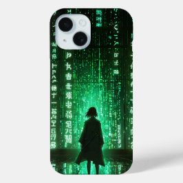 futuristische anime iPhone 15 case
