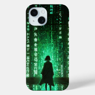 futuristische anime iPhone 15 case