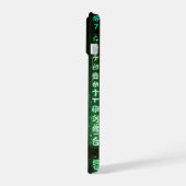 futuristische anime iPhone 15 case (Linkerkant)