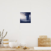 Futuristische appartementen poster (Keuken)