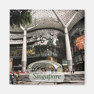 Futuristische architectuur Shopping Singapore Magn Magneet