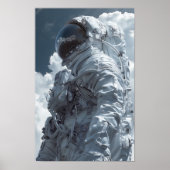 Futuristische Astronaut - Space Exploration Poster (Voorkant)