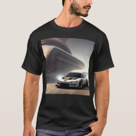 Futuristische auto 3 t-shirt