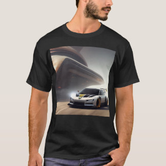 Futuristische auto 3 t-shirt