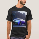 Futuristische auto 4 t-shirt (Voorkant)