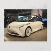 Futuristische auto briefkaart (Voorkant)