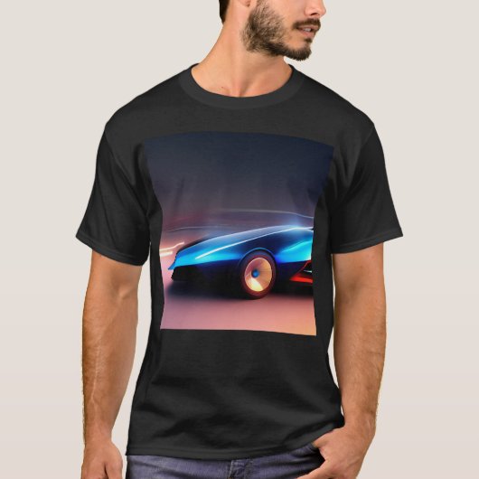 Futuristische auto's 8 t-shirt (Voorkant)