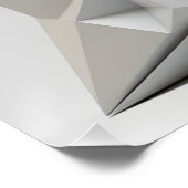 futuristische bewegingssculptuur perfect poster (Hoek)