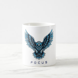 Futuristische Blauwe Adelaar Koffiemok