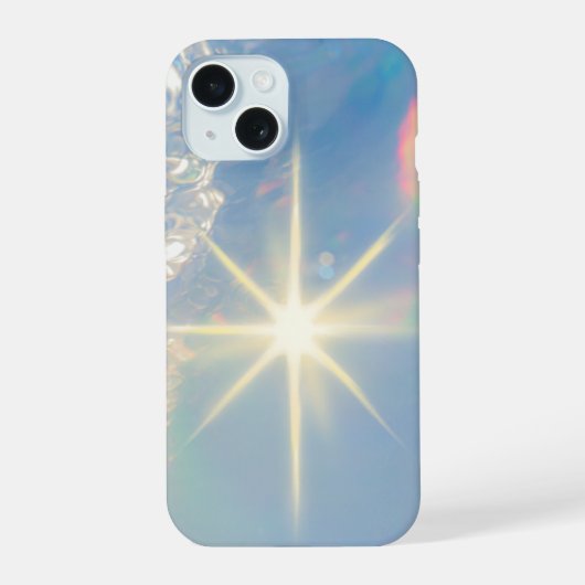 Futuristische blauwe chroom iPhone 14 Pro Max hoes 15 Case (Achterkant)