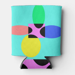 Futuristische bloem blikjeskoeler