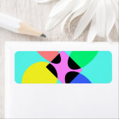 Futuristische bloem etiket (Insitu)