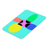 Futuristische bloem magneet (Linkerzijde)