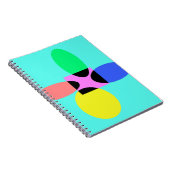Futuristische bloem notitieboek (Rechterzijde)