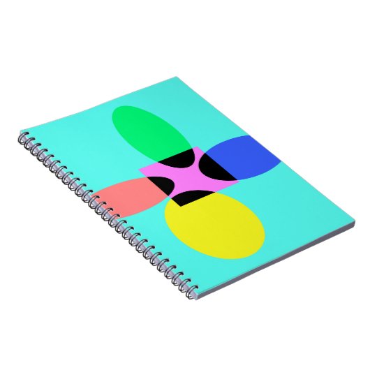 Futuristische bloem notitieboek (Rechterzijde)