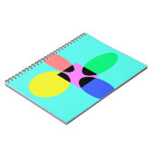 Futuristische bloem notitieboek (Linkerzijde)