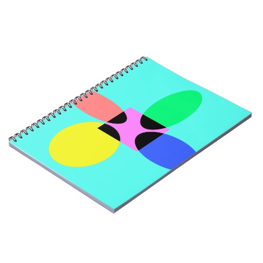 Futuristische bloem notitieboek (Linkerzijde)
