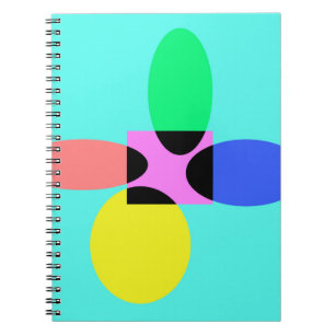 Futuristische bloem notitieboek