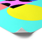 Futuristische bloem poster (Hoek)