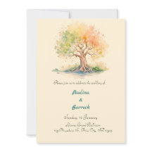 futuristische boomuitnodiging