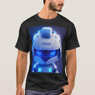 Futuristische buitenaardse astronaut t-shirt