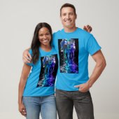 Futuristische Chrome Puzzelkubus  T-shirt (Unisex)