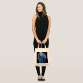 Futuristische Chroom Puzzel Kubus Tote Bag (Voorkant (model))