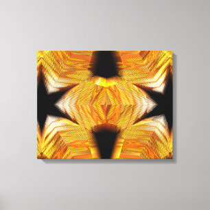 Futuristische Chrystal X7-5 verpakt Canvas Afdruk