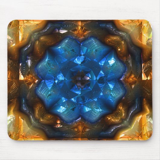 Futuristische Chrystal X8-1 Muismat (Voorkant)