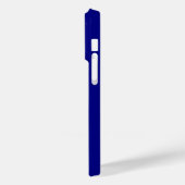 Futuristische cirkel met Sci-Fi monogram blauw Case-Mate iPhone Case (Achterkant / Links)
