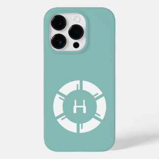 Futuristische cirkel met sci-Fi monogram mint groe Case-Mate iPhone 14 Pro Hoesje