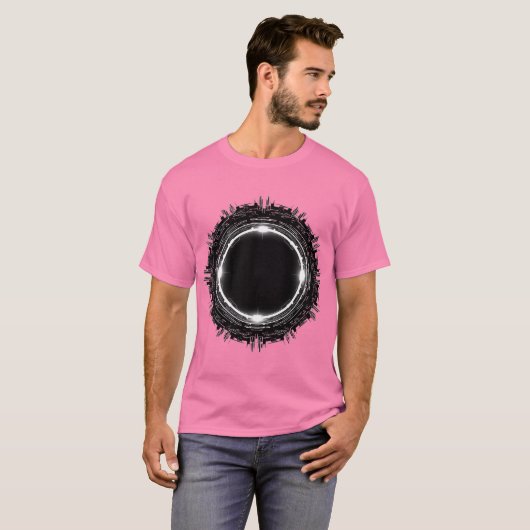 Futuristische Cirkel T-shirt (Voorkant volledig)