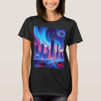 Futuristische City Vrouwen T-shirt