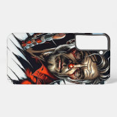 Futuristische Clown Art Phone Case Samsung Galaxy Hoesje (Achterkant horizontaal)