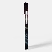 Futuristische Cyber Cube Hoesje - High-Tech Gloeie (Achterkant / Links)
