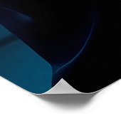 Futuristische Cyber Gamer met AR Visor AI Poster (Hoek)