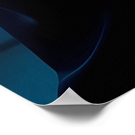 Futuristische Cyber Gamer met AR Visor AI Poster (Hoek)