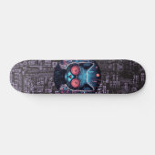 Futuristische cyberkat persoonlijk skateboard (Horizontaal)